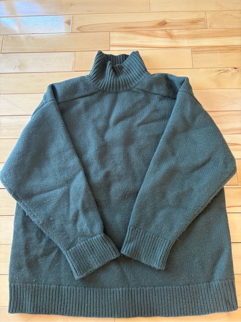 Wilfred Turtleneck Knit Sweater - Dark Green